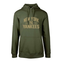 Adult Men's New York Yankees Levelwear Podium Line Up Pullover baseball Hoodie - Green