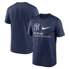 Adult Men's New York Yankees 161 Street Hometown Legend Performance baseball T-shirt - Navy Adult Men's New York Yankees 161 Street Hometown Legend Performance baseball T-shirt - Navy