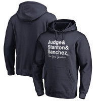 Adult Men's Aaron Judge, Giancarlo Stanton & Gary Sanchez New York Yankees Hometown Collection Trio Pullover baseball Hoodie - Navy