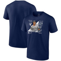 Adult Men's Aaron Judge New York Yankees 2022 AL MVP baseball T-shirt - Navy