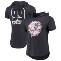 Adult Men's Aaron Judge New York Yankees Majestic Threads Softhand Short Sleeve Player baseball Hoodie baseball T-shirt - Navy Adult Men's Aaron Judge New York Yankees Majestic Threads Softhand Short Sleeve Player baseball Hoodie baseball T-shirt - Navy