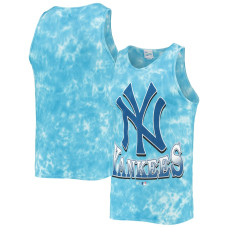 Adult Men's New York Yankees '47 Big Leaguer Tubular Tie-Dye Tank Top - Blue Adult Men's New York Yankees '47 Big Leaguer Tubular Tie-Dye Tank Top - Blue
