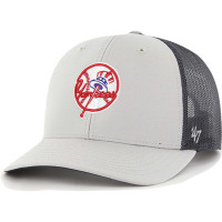 Adult Men's New York Yankees '47 Secondary Trucker Snapback Hat - Gray