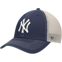 Adult Men's New York Yankees '47 Trawler Clean Up Trucker Snapback Hat - Navy