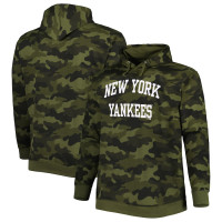 Adult Men's New York Yankees Allover Print Pullover baseball Hoodie - Camo
