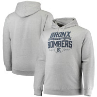 Adult Men's New York Yankees Big & Tall Bronx Bombers Hometown Collection Pullover baseball Hoodie - Heathered Gray Adult Men's New York Yankees Big & Tall Bronx Bombers Hometown Collection Pullover baseball Hoodie - Heathered Gray