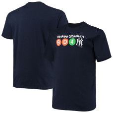 Adult Men's New York Yankees Big & Tall Hometown Collection Subway baseball T-shirt - Navy Adult Men's New York Yankees Big & Tall Hometown Collection Subway baseball T-shirt - Navy