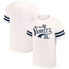Adult Men's New York Yankees Darius Rucker Collection By usYarn Dye Vintage baseball T-shirt - Cream