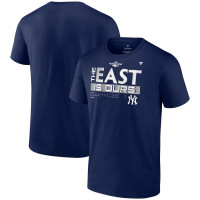 Adult Men's New York Yankees 2022 AL East Division Champions Locker Room Big & Tall baseball T-shirt - Navy