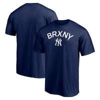 Adult Men's New York Yankees BRXNY baseball T-shirt - Navy