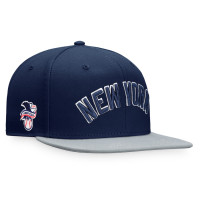 Adult Men's New York Yankees Fundamental Two-Tone Fitted Hat - Navy/Gray