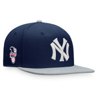 Adult Men's New York Yankees Fundamental Two-Tone Snapback Hat - Navy/Gray