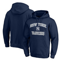 Adult Men's New York Yankees Heart & Soul Pullover baseball Hoodie - Navy