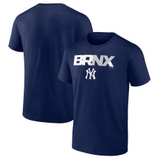 Adult Men's New York Yankees Hometown BRNX baseball T-shirt - Navy