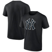 Adult Men's New York Yankees Rough Diamond baseball T-shirt - Black Adult Men's New York Yankees Rough Diamond baseball T-shirt - Black