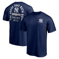 Adult Men's New York Yankees Team Hometown Collection Ruth's House baseball T-shirt - Navy