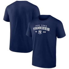 Adult Men's New York Yankees Team Rebel baseball T-shirt - Navy Adult Men's New York Yankees Team Rebel baseball T-shirt - Navy