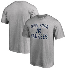 Adult Men's New York Yankees Victory Arch baseball T-shirt - Heather Gray