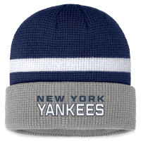 Adult Men's New York Yankees Waffle Cuffed Knit Hat - Navy