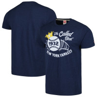 Adult Men's New York Yankees Homage Doodle Collection The Called Shot Tri-Blend baseball T-shirt - Navy Adult Men's New York Yankees Homage Doodle Collection The Called Shot Tri-Blend baseball T-shirt - Navy