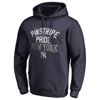 Adult Men's New York Yankees Hometown Collection Pinstripe Pride Pullover baseball Hoodie - Navy Adult Men's New York Yankees Hometown Collection Pinstripe Pride Pullover baseball Hoodie - Navy