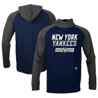 Adult Men's New York Yankees Levelwear Uproar Undisputed Pullover baseball Hoodie - Navy/Charcoal Adult Men's New York Yankees Levelwear Uproar Undisputed Pullover baseball Hoodie - Navy/Charcoal