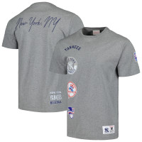 Adult Men's New York Yankees Mitchell & Ness Cooperstown Collection City Collection baseball T-shirt - Heather Gray Adult Men's New York Yankees Mitchell & Ness Cooperstown Collection City Collection baseball T-shirt - Heather Gray