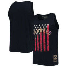 Adult Men's New York Yankees Mitchell & Ness Cooperstown Collection Stars and Stripes Tank Top - Navy Adult Men's New York Yankees Mitchell & Ness Cooperstown Collection Stars and Stripes Tank Top - Navy