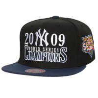 Adult Men's New York Yankees Mitchell & Ness World Series Champs Snapback Hat - Black