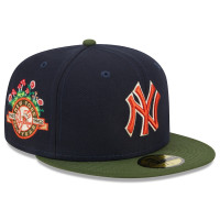 Adult Men's New York Yankees New Era Sprouted 59FIFTY Fitted Hat - Navy