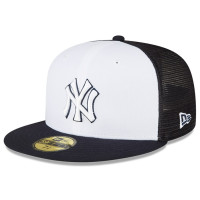 Adult Men's New York Yankees New Era 2023 On-Field Batting Practice 59FIFTY Fitted Hat - White/Navy