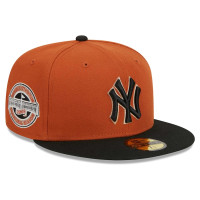 Adult Men's New York Yankees New Era 59FIFTY Fitted Hat - Orange/Black