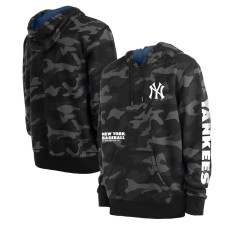 Adult Men's New York Yankees New Era Camo Pullover baseball Hoodie - Black Adult Men's New York Yankees New Era Camo Pullover baseball Hoodie - Black