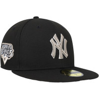Adult Men's New York Yankees New Era Chrome Camo Undervisor 59FIFTY Fitted Hat - Black
