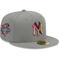 Adult Men's New York Yankees New Era Color Pack 59FIFTY Fitted Hat - Gray