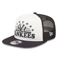 Adult Men's New York Yankees New Era Gradient Golfer 9FIFTY Snapback Hat - White/Navy
