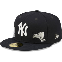 Adult Men's New York Yankees New Era Identity 59FIFTY Fitted Hat - Navy Adult Men's New York Yankees New Era Identity 59FIFTY Fitted Hat - Navy