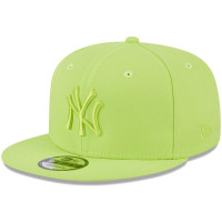 Adult Men's New York Yankees New Era Spring Color Basic 9FIFTY Snapback Hat - Neon Green