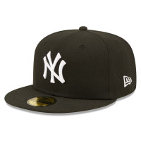 Adult Men's New York Yankees New Era Team Logo 59FIFTY Fitted Hat - Black