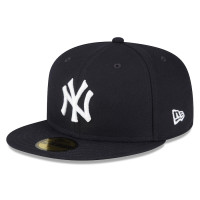 Adult Men's New York Yankees New Era Throwback Authentic Collection 59FIFTY Fitted Hat - Navy