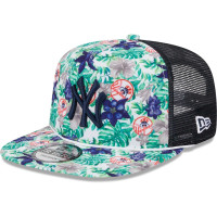 Adult Men's New York Yankees New Era Tropic Floral Golfer Lightly Structured Snapback Hat