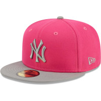 Adult Men's New York Yankees New Era Two-Tone Color Pack 59FIFTY Fitted Hat - Pink