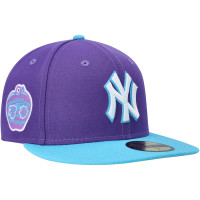 Adult Men's New York Yankees New Era Vice 59FIFTY Fitted Hat - Purple