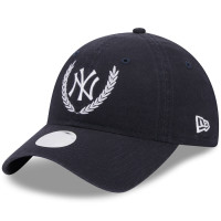 Women's New York Yankees New Era Leaves 9TWENTY Adjustable Hat - Navy
