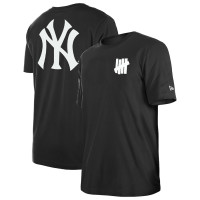 Adult Men's New York Yankees New Era x Undefeated baseball T-shirt - Black Adult Men's New York Yankees New Era x Undefeated baseball T-shirt - Black