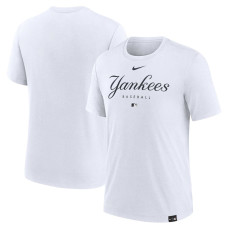 Adult Men's New York Yankees Authentic Collection Early Work Tri-Blend Performance baseball T-shirt - Ash Adult Men's New York Yankees Authentic Collection Early Work Tri-Blend Performance baseball T-shirt - Ash