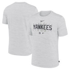 Adult Men's New York Yankees Authentic Collection Velocity Performance Practice baseball T-shirt - White Adult Men's New York Yankees Authentic Collection Velocity Performance Practice baseball T-shirt - White