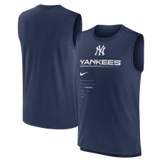 Adult Men's New York Yankees Exceed Performance Tank Top - Navy