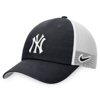 Adult Men's New York Yankees Heritage86 Lightweight Unstructured Adjustable Trucker Hat - Navy/White