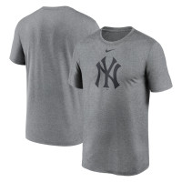 Adult Men's New York Yankees New Legend Logo baseball T-shirt - Heather Charcoal